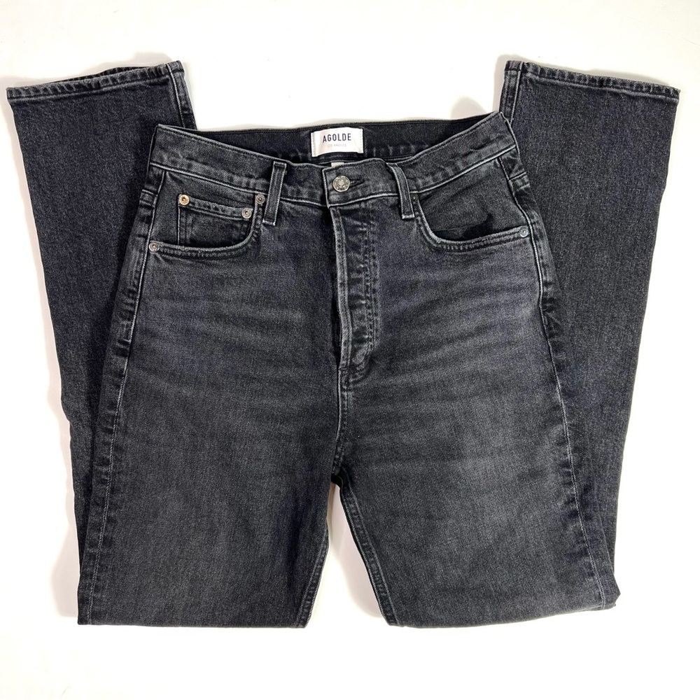 AGOLDE Freya High Rise Slim Jeans Size 27 - Picture 14 of 15